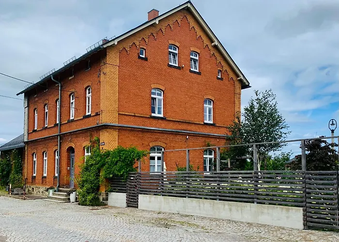 Bahnhof Frauenstein Schlossblick