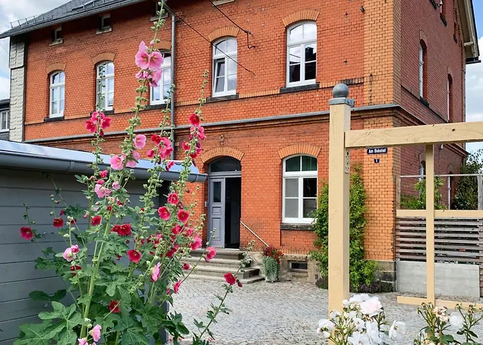 Bahnhof Frauenstein Schlossblick